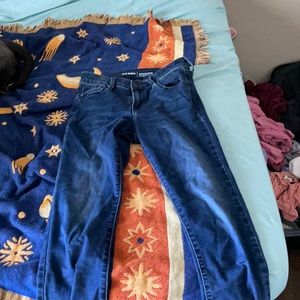 old navy rockstar jeans!